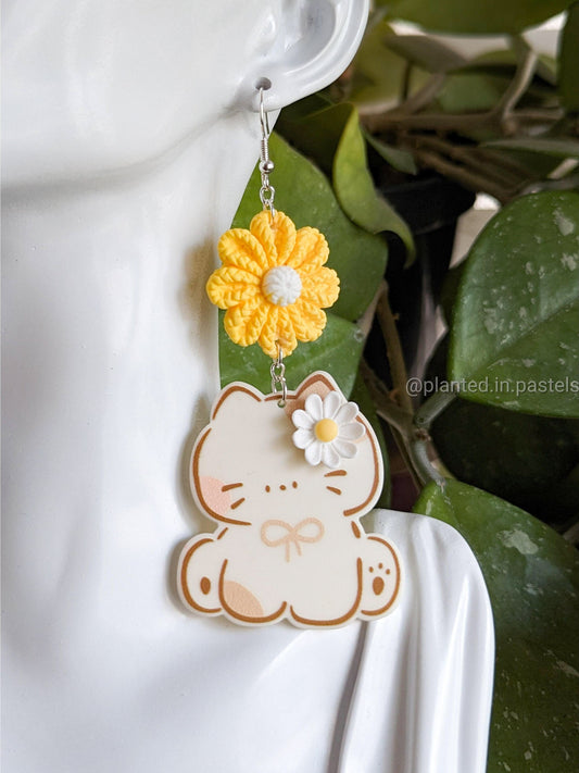 Yellow Flower Cat